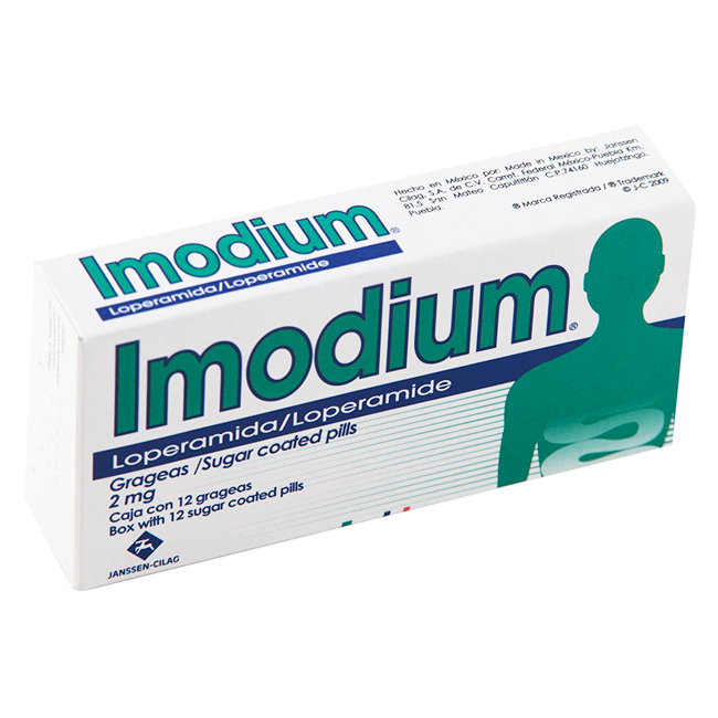 Imodium Loperamida 2mg Tratamiendo de Diarrea