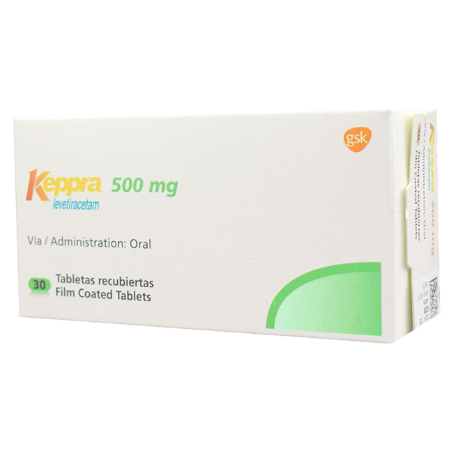 Keppra Levetiracetam 500mg Antiepiléptico Tabletas