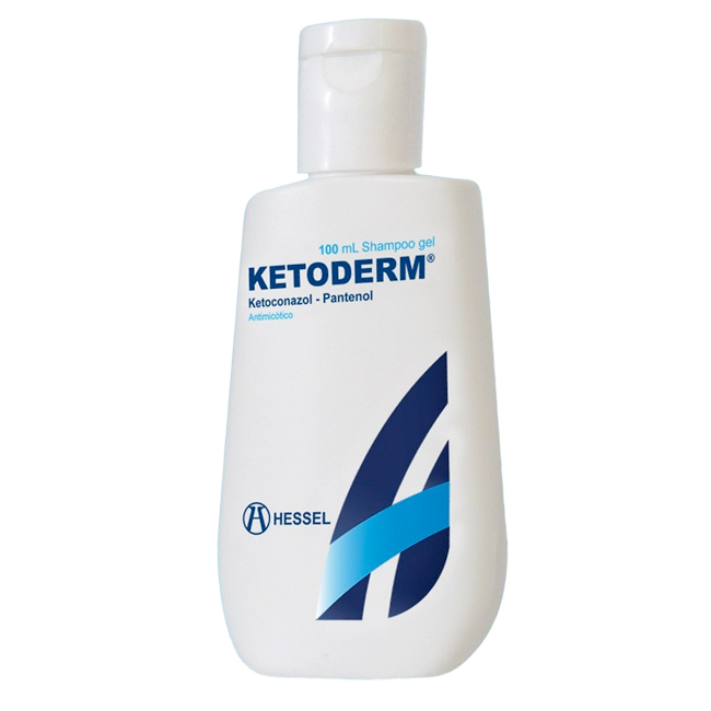 Ketoderm Shampoo Anticaspa 100ml con Ketoconazol Pantenol
