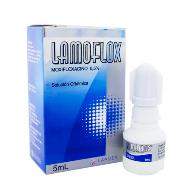 Lamoflox moxifloxacino 0.5% Tratamiento Conjuntivitis