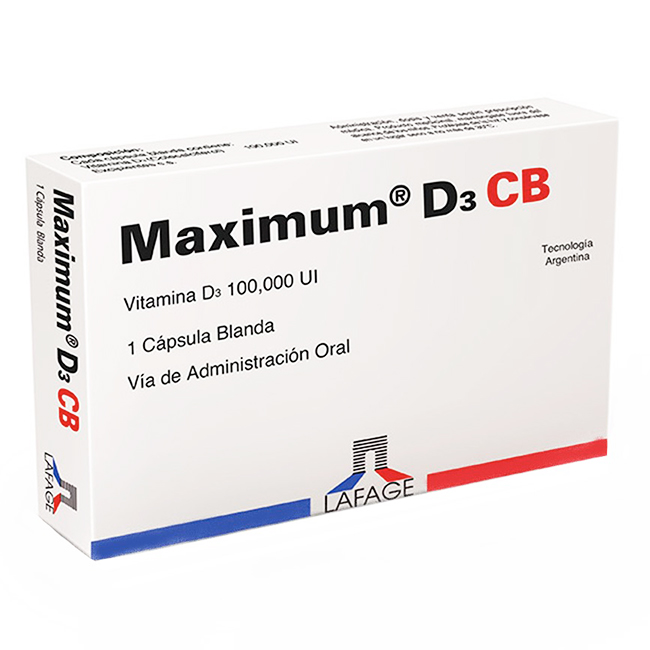 Maximum D3 CB VitaminaD3 100,000UI