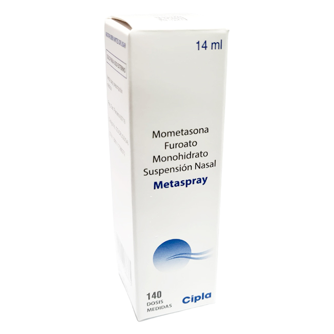 Metaspray 14ml Mometasona Tratamiento Alergias Estacionales