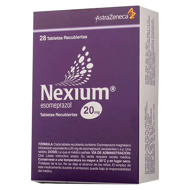 Nexium 20mg Esomeprazol (Protector Gástrico)