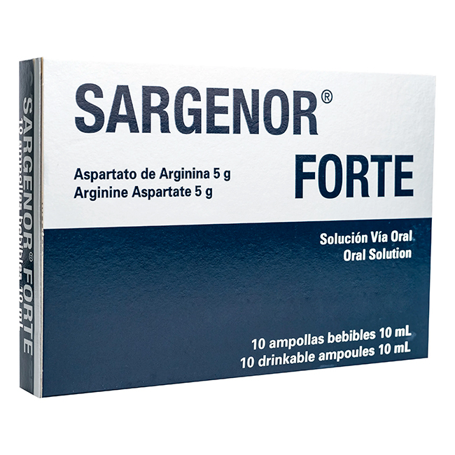 Sargenor Forte (Ampollas 10ml) Tratamiento Fatiga a Corto Plazo