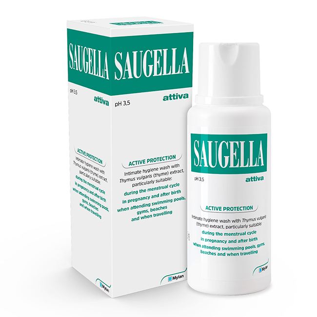Saugella Attiva pH3.5 250ml Jabón de Higiene Íntima