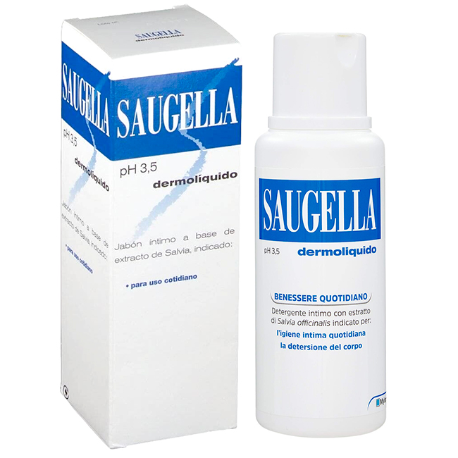 Saugella Dermolíquido pH3.5 250ml Jabón de Higiene Íntima