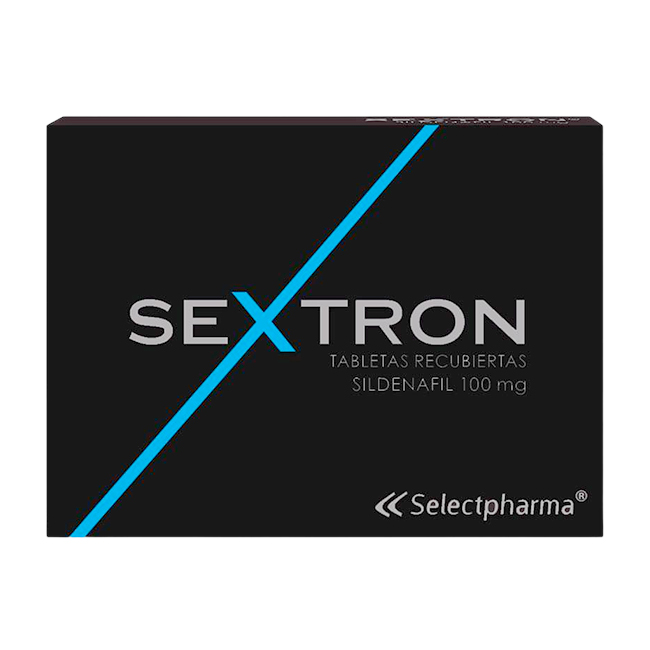 Sextron Sildenafil 100mg Tratamiento Disfunción Eréctil