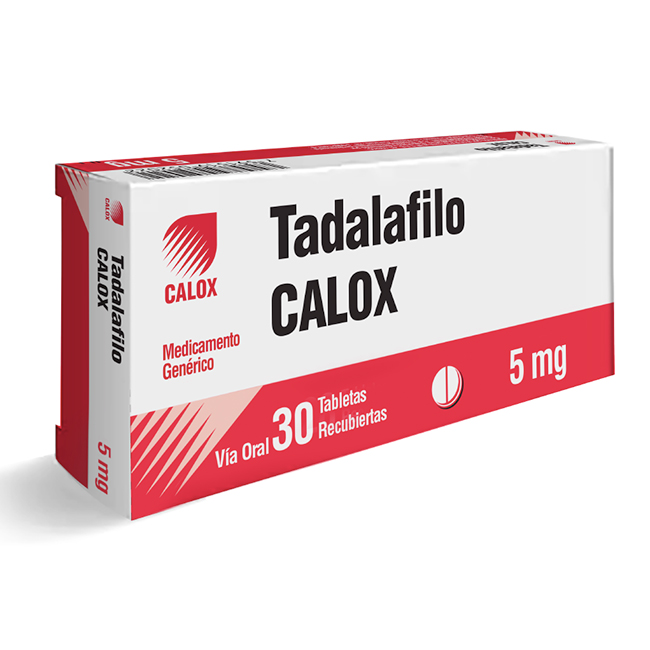 Tadalafilo Calox 5mg Tratamiento Disfunción Eréctil