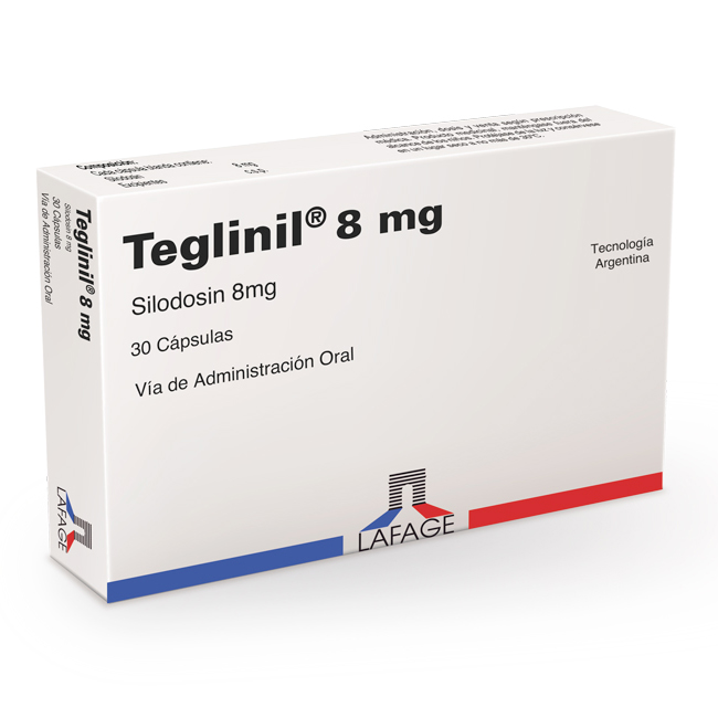 Teglinil Silodosin 8mg Hiperplasia Prostática Benigna