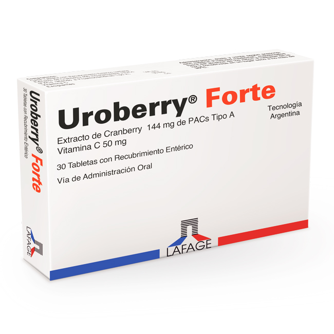 Uroberry Forte Tratamiento Infecciones Urinarias y Vaginales