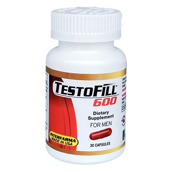 Testofill 600 Suplemento de Salud Sexual para Hombres