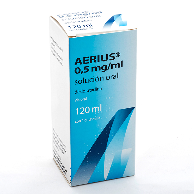 Aerius 0.5 mg/mL Jarabe Antihistamínico Antialérgico