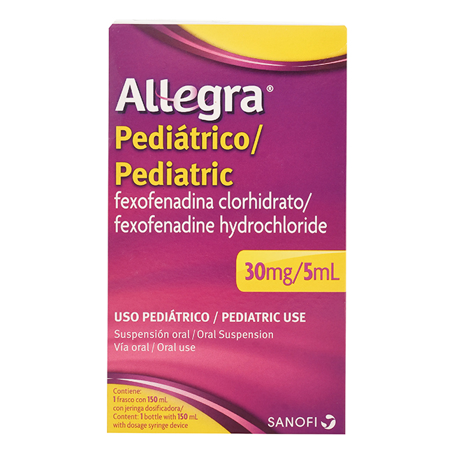 Allegra Pediátrico 30mg/5ml Suspensión Oral