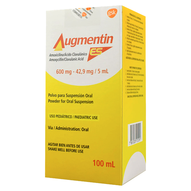 Augmentin Amoxicilina/Ácido Clavulánico