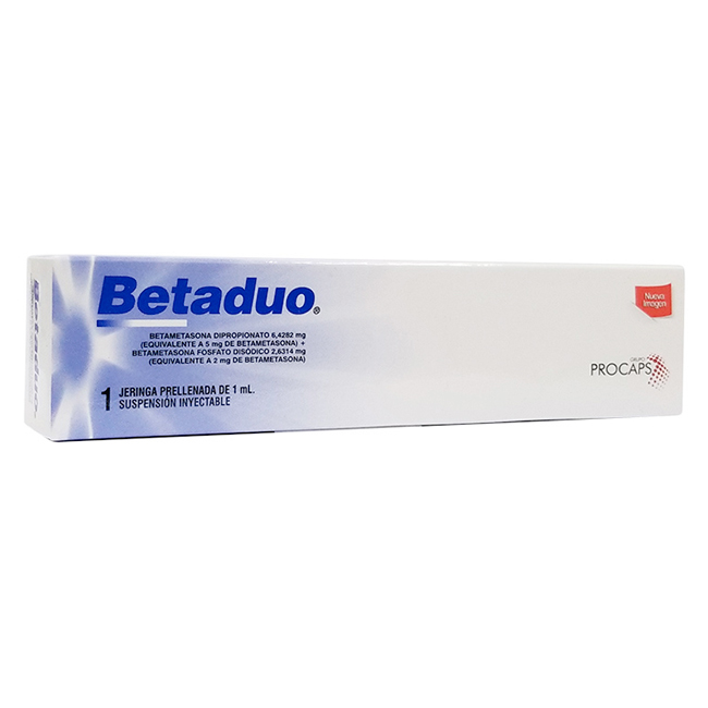 Betaduo 1mL Jeringa Prellenada Suspensión Inyectable