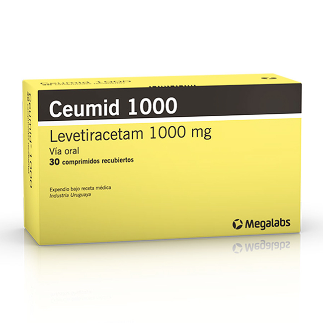 Ceumid 1000 Levetiracetam 1000mg Anticonvulsivo Crisis Epilépticas