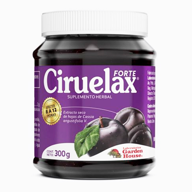 Ciruelax Forte 300mg Suplemento Herbal Jalea Laxante