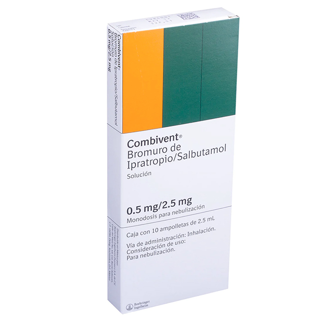 Combivent Solución 0.5mg / 2.5mg / 2.5ml