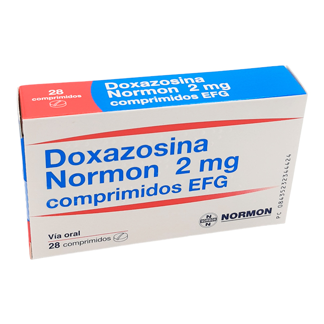 Doxazosina Normon 2mg comprimidos EFG