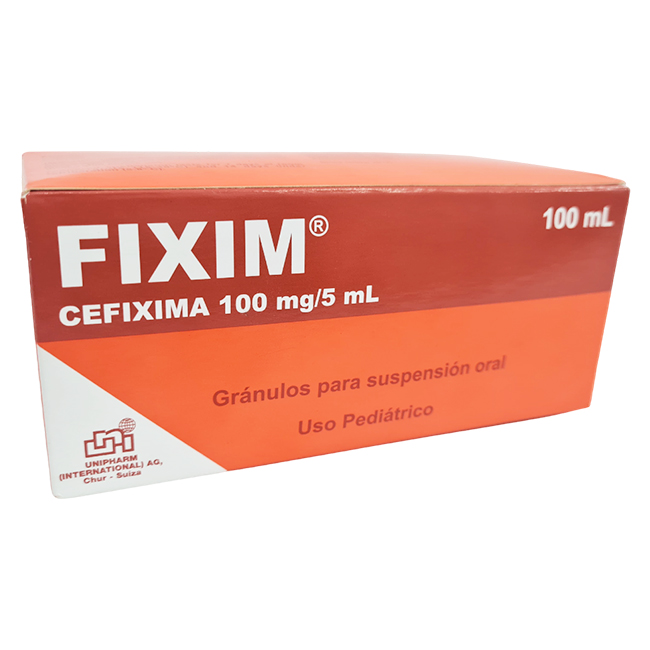 Fixim Suspensión 100ml Cefixime 100mg/5ml