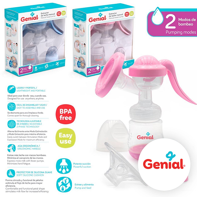Extractor de leche manual Marca Genial