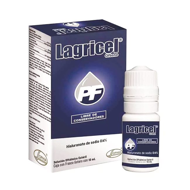 Lagricel PF 10ml Solución Oftálmica