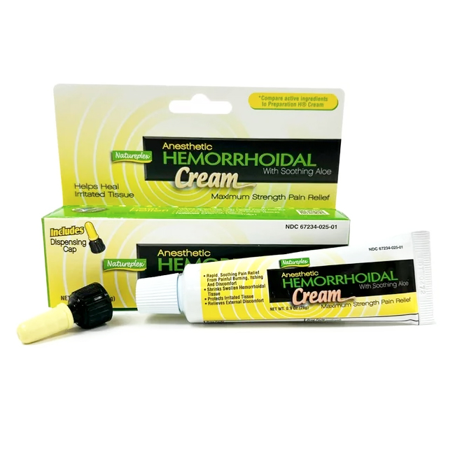 Crema Anestésica Hemorroidal con aloe Tratamiento Hemorroides