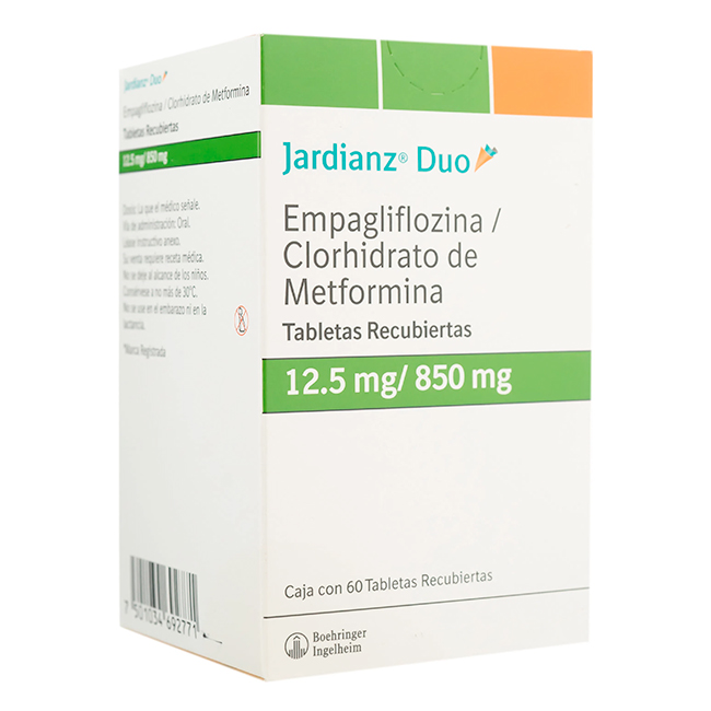 Jardianz Duo Tabletas 12,5mg / 850mg