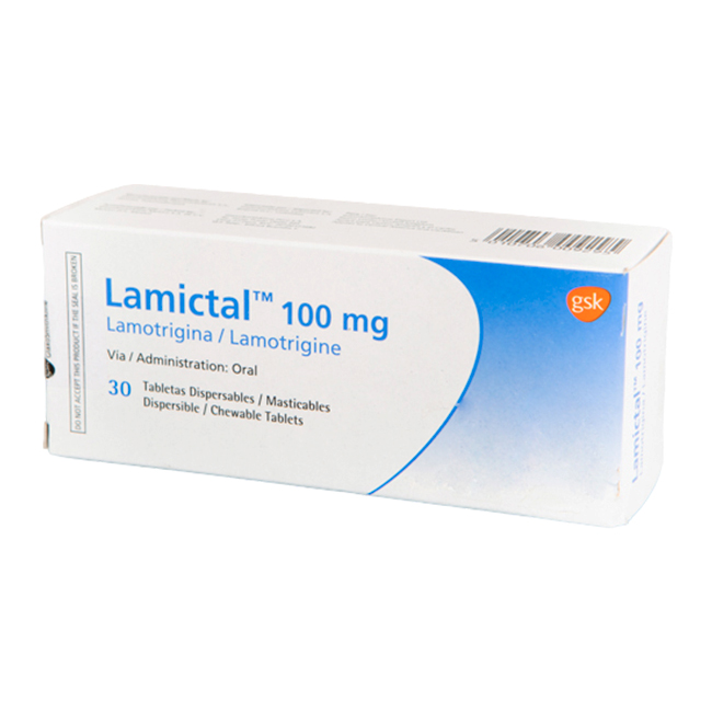 Lamictal 100 mg Comprimidos Masticables Antiepiléptico
