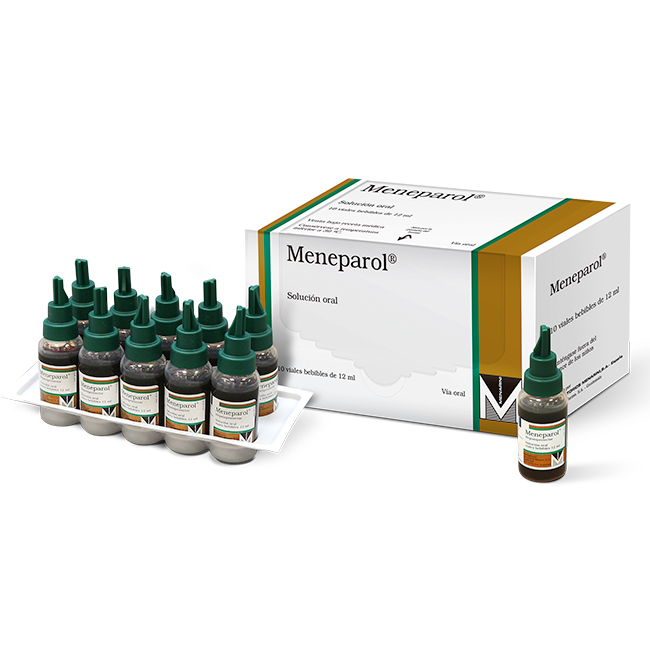 Meneparol Solución Oral viales bebibles 12ml