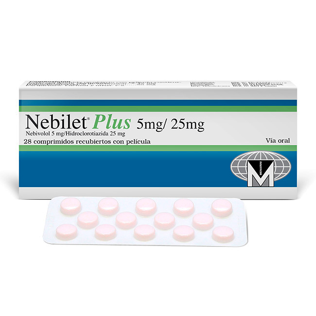 Nebilet Plus Antihipertensivo Nebivolol Hidroclorotiazida 