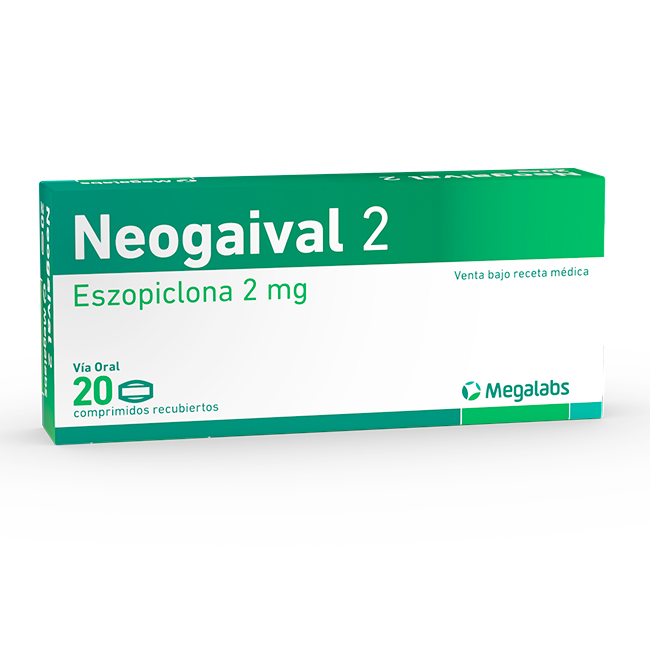 Neogaival 2 Eszopiclona 2mg Tratamiento del Sueño