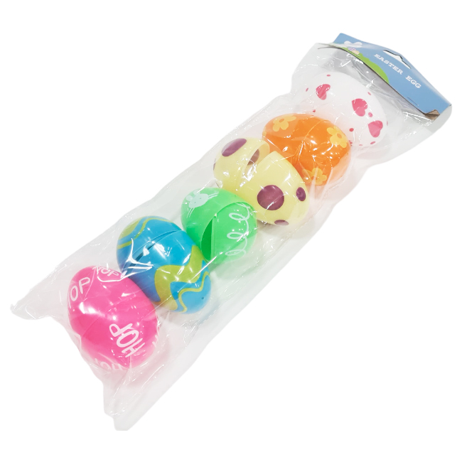 Huevos de Pascua Paquete de 6 medianos decorados