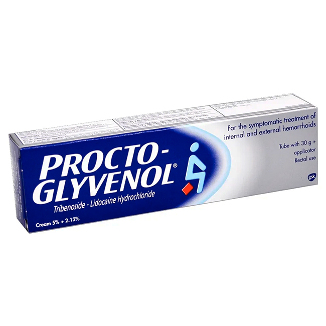 Procto-Glyvenol Crema Tratamiento Tópico Hemorroides 