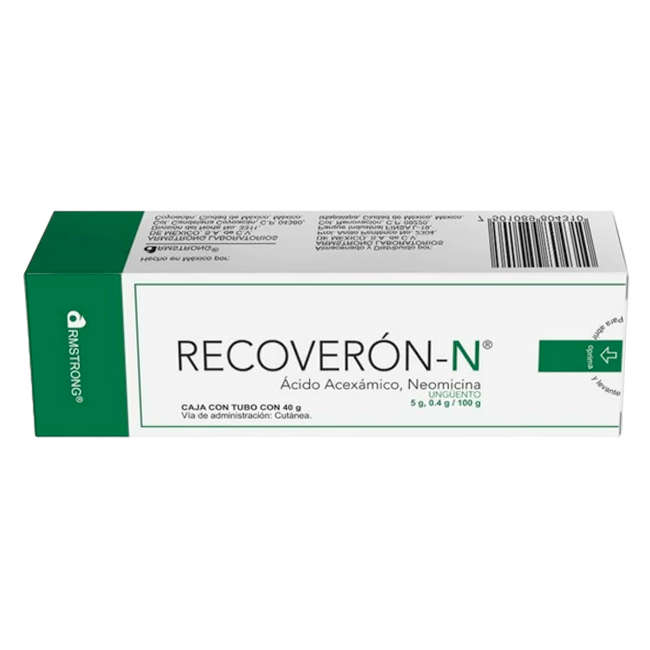 Recoverón N Crema 40g verde Ácido Acexámico Neomicina
