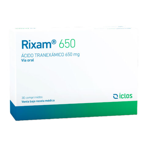 Rixam 650 mg Capsulas Tratamiento Sangrado Menstrual Abundante ...