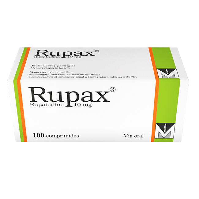 Rupax Rupatadina 10mg Comprimidos 