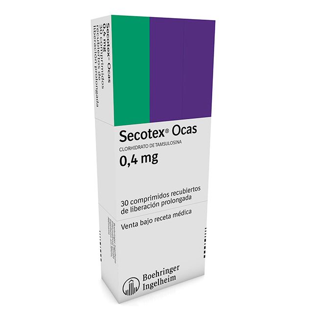 Secotex OCAS 0.4mg Clorhidrato de Tamsulosina