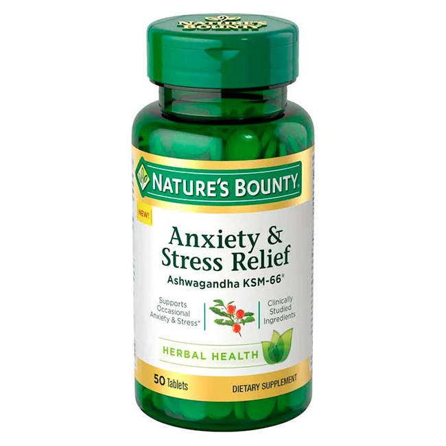 Anxiety Stress Relief Nature's Bounty