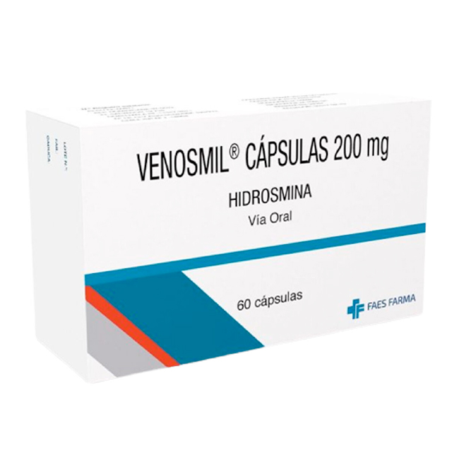 Venosmil 60 Cápsulas Hidrosmina 200 mg