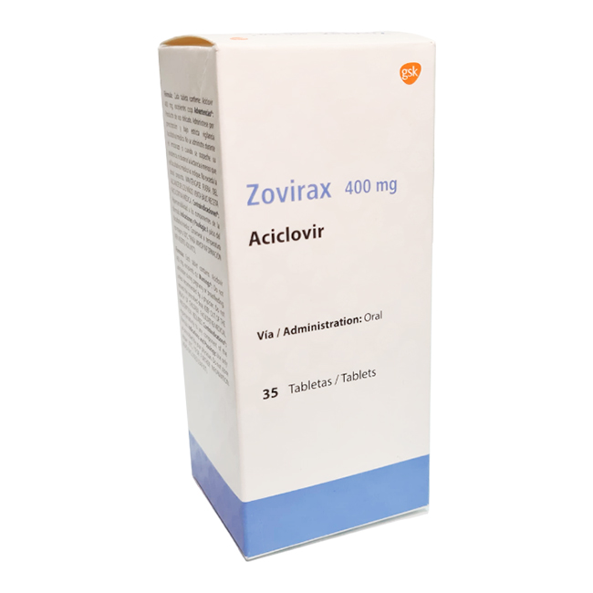 Zovirax Tabletas 400mg Aciclovir