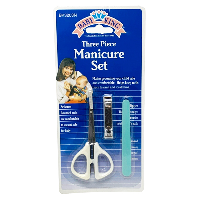 Juego de Manicura de 3 piezas para niños Babyking