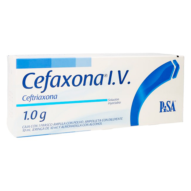Cefaxona I.V. Solución Inyectable Frasco AMP 1g/10ml