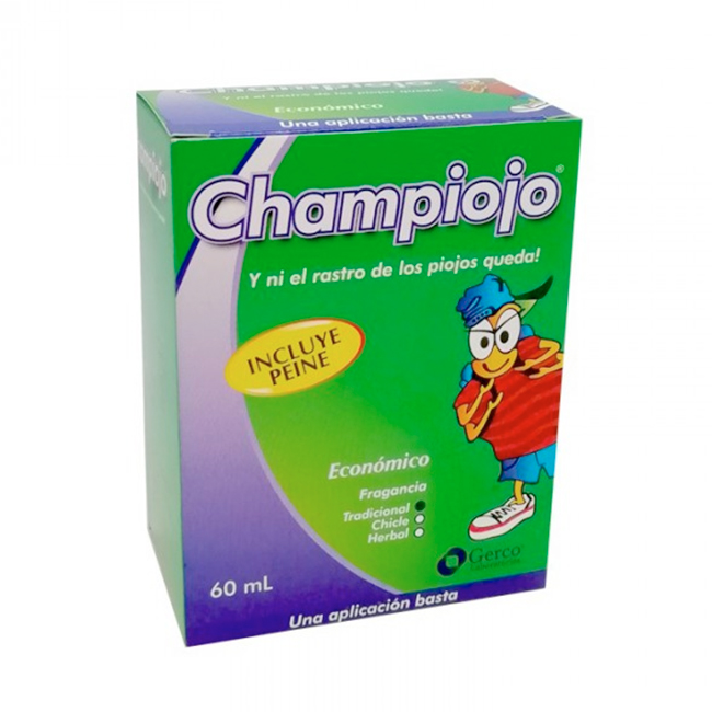 Champiojo Tratamiento Contra Piojos Liendres 60ml