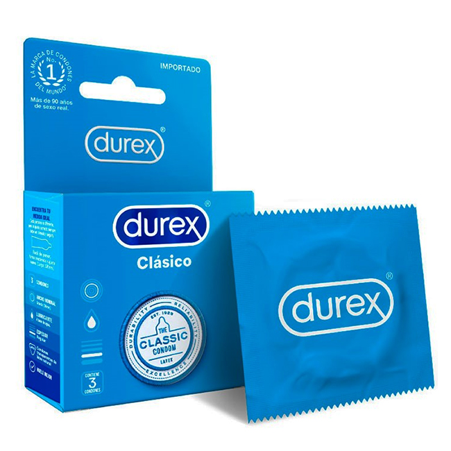Condones Durex Clásico