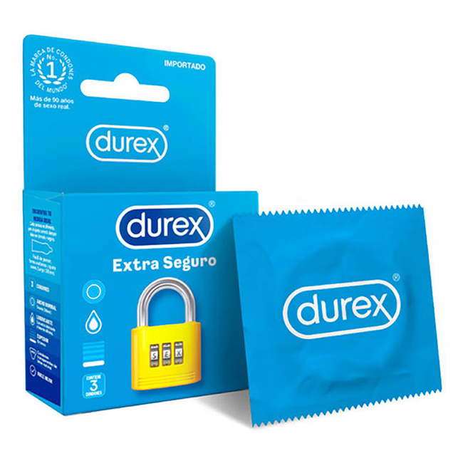 Condones Durex Extra Seguro