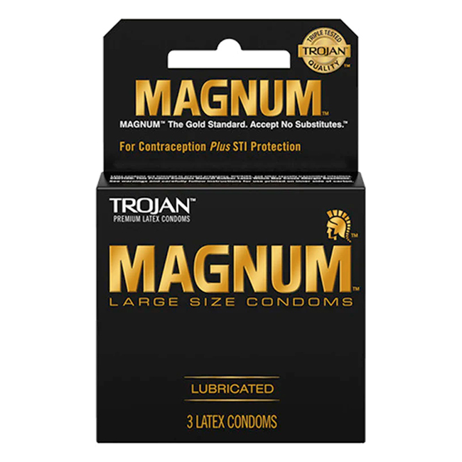 Condones Trojan Magnum Large Size Condoms