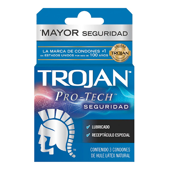 Condones Trojan Pro Tech Seguridad