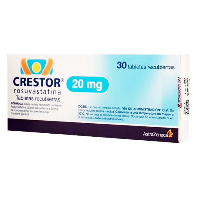 Crestor 20mg Rosuvastatina Tratamiento del Colesterol