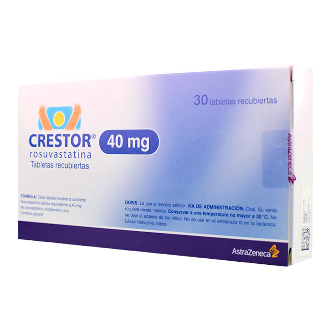 Crestor 40mg Rosuvastatina Tratamiento del Colesterol